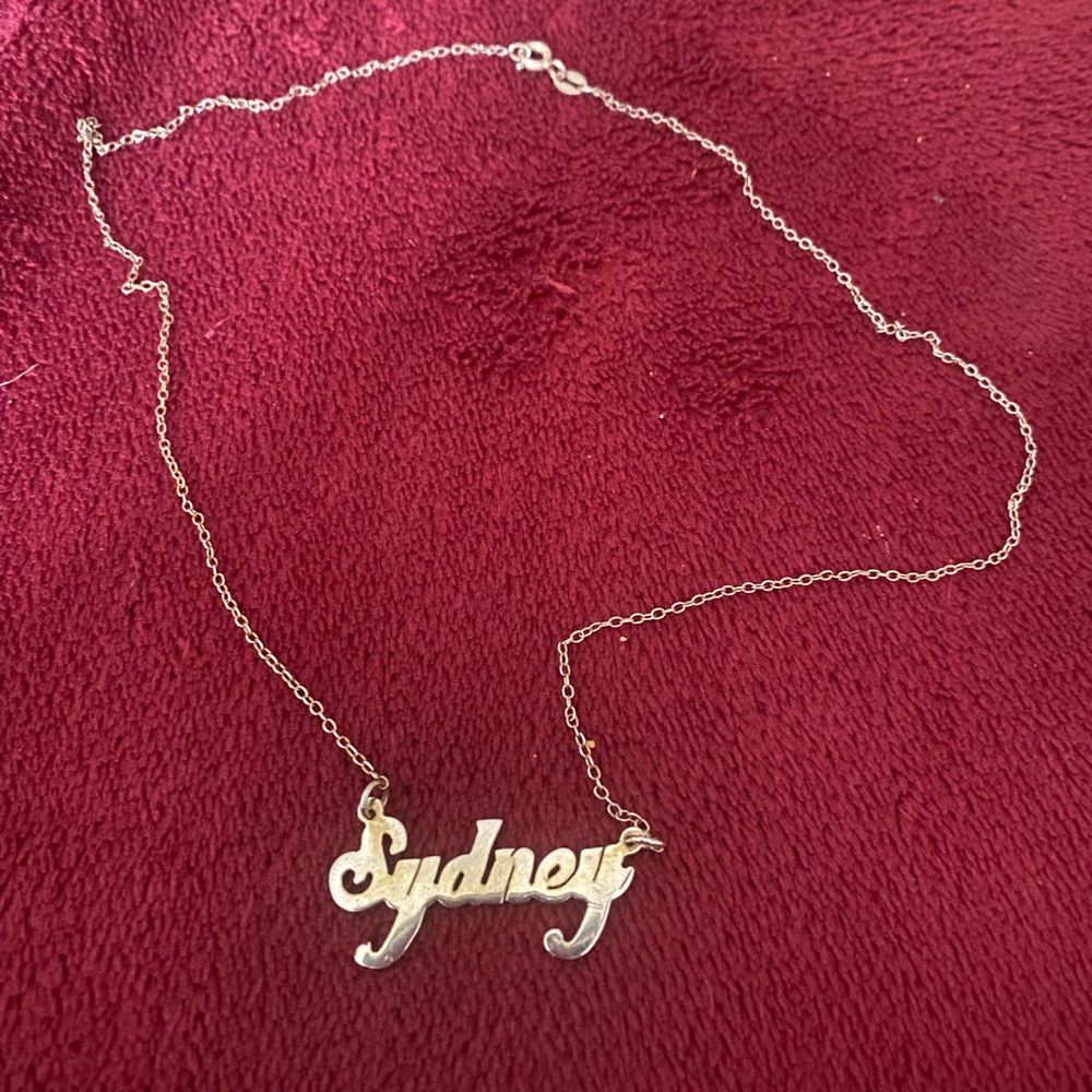 Sydney Name Sterling Silver Necklace 925